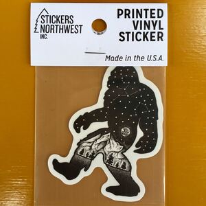 ステッカーズノースウエストSTICKERS NORTHWEST アウトドアステッカー【SASQUACH CONSTELLATION】サスカッチ イエティ キャンプ クーラー