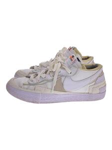 NIKE◆x Sacai/Blazer Lowローカットスニーカー/28cm/WHT/DM6443-100