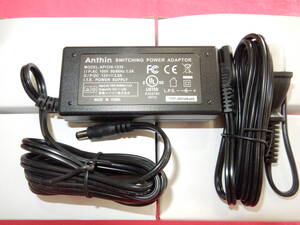 ACアダプター 12V 3A API336-1230 新鋭工業 スマイルケアなどに Anthin switching power adapter