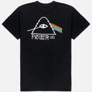 POLeR ポーラー 半袖Tシャツ カットソー PSYCHEDELIC TEE ブラック Sサイズ(USサイズ) キャンプ アウトドア 新品