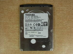 △B/750●東芝 TOSHIBA☆2.5インチHDD(ハードディスク)☆320GB SATA600 5400rpm☆MQ01ABF032☆中古品