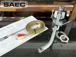 トーンアーム SAEC WE-407/TM SAECケーブル等付属 リフターオイル補充済 Audio Station