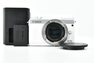 【美品】Canon EOS M100 24.2MP Mirrorless Digital Camera White 白 ホワイト キャノン ミラーレス一眼レフ デジタルカメラ EF-TN-JP837