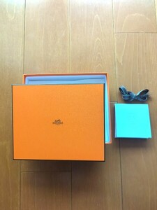 HERMES エルメス　ミニエブリン 　エブリンtpm　空箱 ボックス　空き箱　箱　付属品 説明書 リボン オレンジボックス