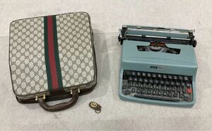 オールドグッチ オリベッティ コラボ GUCCI タイプライター olivetti Lettera32 希少 ブランド 現状品 ジャンク y-100301-14