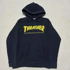 スラッシャー THRASHER プルオーバーパーカー ネイビー Lサイズ