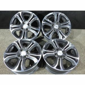 プジョー / PEUGEOT 208 純正アルミホイール 16 x 6.0J 4穴 108 +23 約64mm 4本SET◎中古 若干の傷、腐食あり◎旭川手渡し可