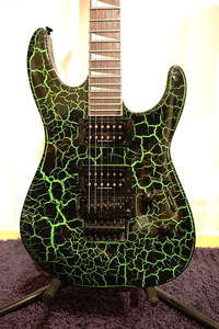 JACKSON Soloist SLX Crackle,Green Crackle エレキギター