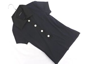 INGNI イング ビジューボタン カットソー sizeM/紺 ■◆ ☆ eea8 レディース