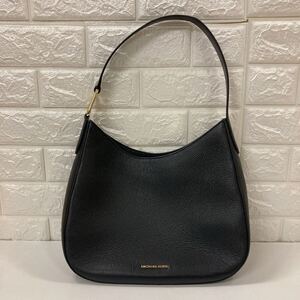 １円〜 美品 MICHAEL KORS マイケルコース ショルダーバッグ ワンショルダーバッグ ハンドバッグ レザー ブラック 