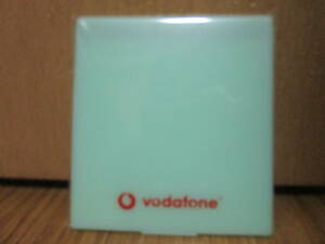 新品 未使用 vodafone 手鏡 黄緑 (H-151)