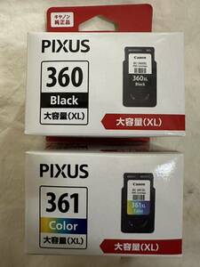 ①キャノン純正インク BC-360XL 、BC-361XL セット 送料600円