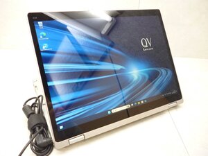 ☆1円☆第8世代☆CF-QV8TDAVS☆Core i5 1.60GHz/8GB/SSD256GB/累積4200/高解像度2880×1920/無線/Bluetooth/カメラ/Office/Win11DtoD領域☆