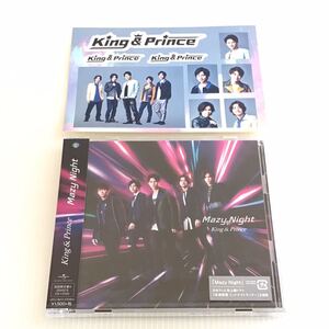 即決早い者勝ち 【未開封】希少 King&Prince Mazy Night 初回限定盤A 特典ステッカーシート付 CD DVD キンプリ 平野紫耀 永瀬廉 ジャニーズ