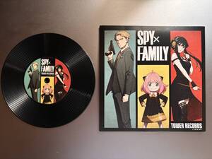 SPY×FAMILY × TOWER RECORDS トレーディングレコードコースター (2022)　[未使用品]　スパイ・ファミリー