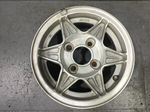 (W6I013)13x5J BRIDGESTONE Mombasa オフセット20 4穴 PCD114.3 ハブ81