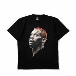 MFC STORE x DENNIS RODMAN x Victory DNA “DENNIS RODMAN” TEE BLACK x RED　Sサイズ　新品・未使用　トリプルコラボレーション