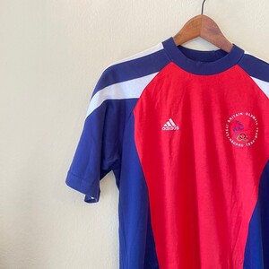 adidas アディダス　Tシャツ　半袖　GREAT BRITAIN OLYMPIC TEAM NAGANO 1998 　パフォーマンスロゴ デッドストック　Y3014