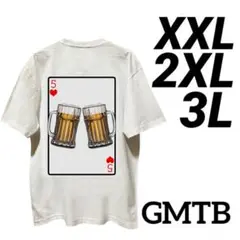 新品 GMTB Tシャツ 白 ビール トランプ XXL 2XL 3L