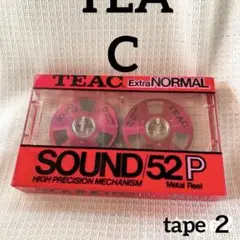 teac ティアック テアック 赤っぽいピンク カセットテープ 52