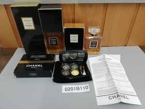 0201B110　香水　コスメ　アイシャドウ　CHANEL シャネル　おまとめ3点　COCO　LES 4 OMBRES