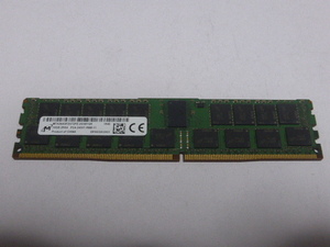 メモリ サーバーパソコン用 Micron DDR4-2400 (PC4-19200) ECC Registered 16GB 起動確認済です MTA36ASF2G72PZ-2G3B1QK