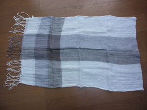 ショール ブランケット LINEN 100% USED