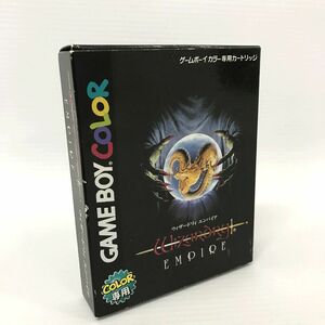 《レトロ》 ウィザードリィ エンパイア ハガキ付 ゲームボーイカラー/GBC/店頭/他モール併売《ゲーム・山城店》I852