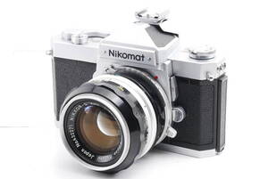 ★美品★ Nikon Nikomat FT NIKKOR-S Auto 50mm F1.4 Nippon Kogaku Body Lens ニコン ニコマート セット 完動 ◆86