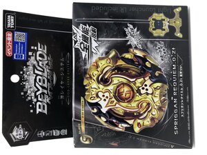 新品未開封 メタルファイト ベイブレード wbba.限定品 バースト スプリガン レクイエム 0.Zt 金斧仕様 タカラトミー