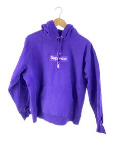 Supreme◆20FW/Cross Box Logo Hooded Sweatshirt/パーカー/M/コットン/PUP/無地