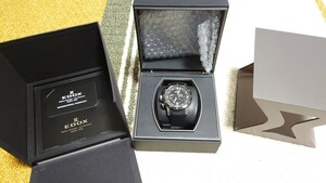 EDOX CHRONORALLY 1 エドックス クロノラリー ワン 腕時計 クロノグラフ 完動品