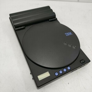 管理1044 IBM ポータブル4倍速 CD-ROM ドライブ 外付け CD-400 通電のみ キズあり 