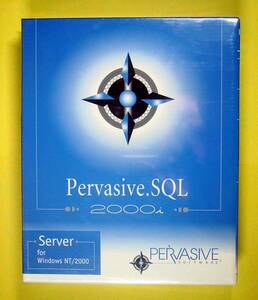 【9】 4521889024964 エージテック Pervasive.SQL 2000i Server for Windows NT/2000 パーベイシブ 新品 データベース ソフト AG-Tech