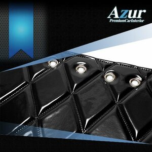 ダッシュマット デュトロ 標準キャブ (ハイキャブ含) エナメル ブラック トラック ダッシュボードマット Azur 送料無料 沖縄発送不可