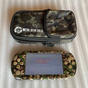 SONY ソニー PSP メタルギアソリッド 限定 METAL GEAR SOLID ケース付き レア PlayStation Portable limited edition ゲーム機 本体