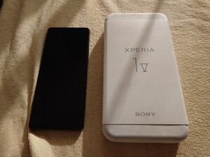 キズあり SONY Xperia 1 V SIMフリー 国内版 ブラック XQ-DQ44 メモリー16GB ストレージ512GB 中古 送料無料