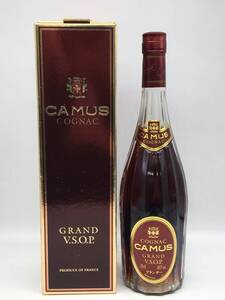 0110-002MKYK1893 未開栓 お酒 700ml 40% CAMUS カミュ GRAND V.S.O.P. コニャック ブランデー 箱