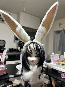 マニアルスーツ マスク 着ぐるみ バニー 創作