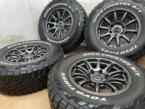 【最終値下げ】美品！バリ溝！JAOS TRIBE 17インチ 8J +20 PCD139.7 6H トーヨー 265/70R17 ランクル プラド サーフ FJクルーザー 4本