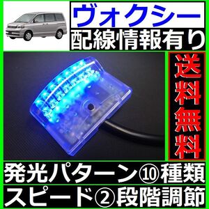 ヴォクシー R60系■本格ドアロック連動、LEDスキャナー青 純正キーレス装備車 汎用 7連 10×2パターン 加藤電機よりお薦め SCANNERS