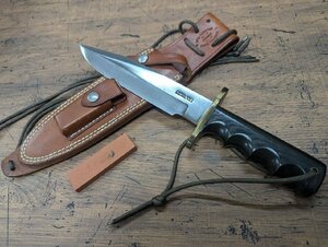 長○M920/Randall Knives ランドールナイフ/M14　モデル14　Attack アタック　シースナイフ　レザーシース付　/1円～