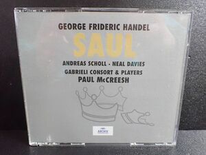 J899/6B◆Handel Saul ポール・マクリーシュ ガブリエリ・コンソート ガブリエリ・プレイヤーズ CD3枚組 中古品◆