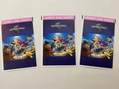 11月29日　ユニバ　チケット　USJ ３枚