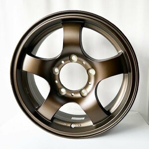 現品限り【ジムニー専用】JB-LANDER 16x5.5J 5H/PCD139.7 +22 ダークブロンズ 1台分4本　DARK-BR