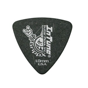 ギターピック 12枚 セット インチューンギターピック 1.00mm DGP2-B100 GrippX-XXXb Black In Tune Guitar Picks