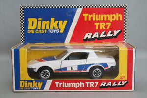 【当時物】ディンキー 207 トライアンフ TR7 ラリー（Dinky 207 Triumph TR7 Rally）1/43スケール？、イギリス製