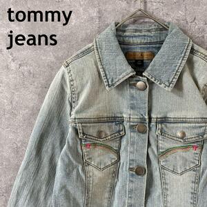 Tommy Jeans デニムジャケットショート丈　Sレディース　W1