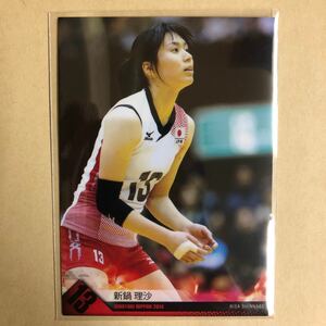 新鍋理沙 2014 火の鳥NIPPON 女子 バレーボール トレカ カード RG37 スポーツ アスリート トレーディングカード