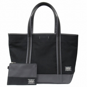 美品 ポーター ガール PORTER GIRL BOYFRIEND TOTE ボーイフレンド トート バッグ M ロゴ ドット ポーチ付き 739-08514